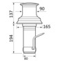 Εργατικός LEWMAR Capstan C3 (1000 W)
